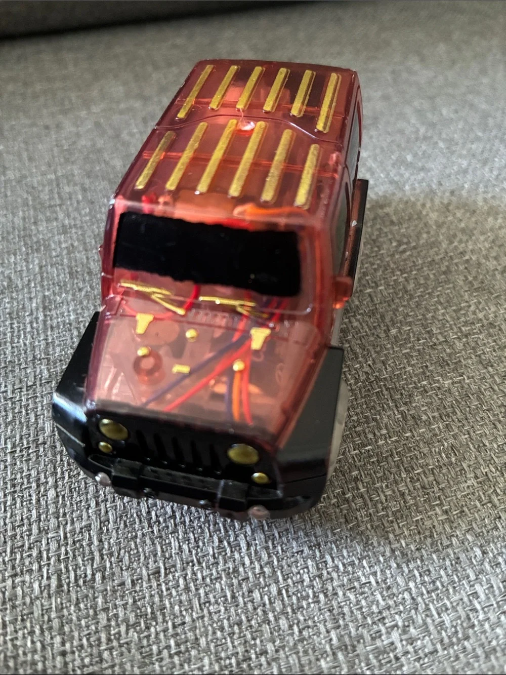 Miniature 4X4 Off-Road Orange RAC Racing 72 Champion Car